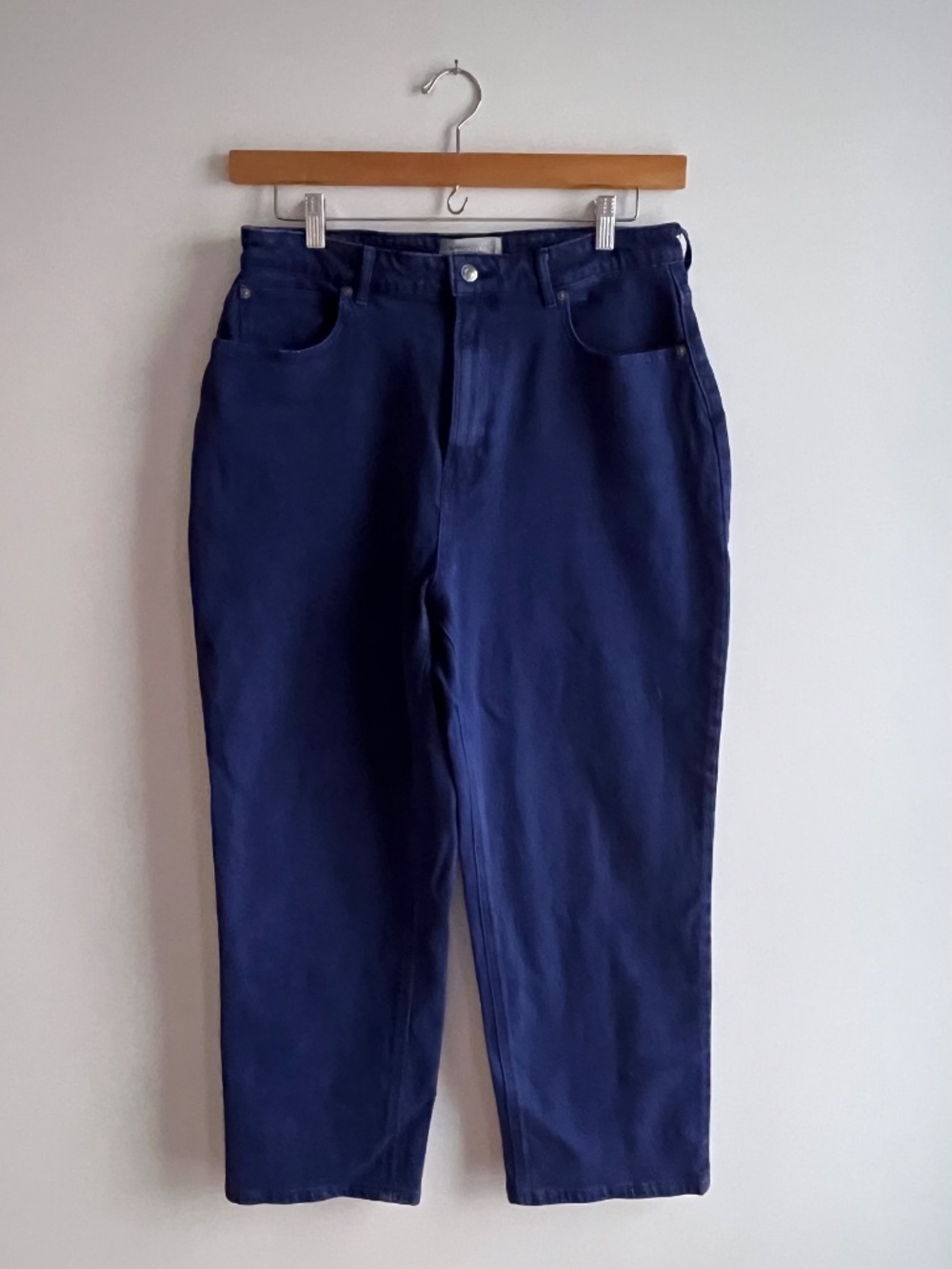 Everlane "Way High Curvy" jean in deep lapis - Size 32